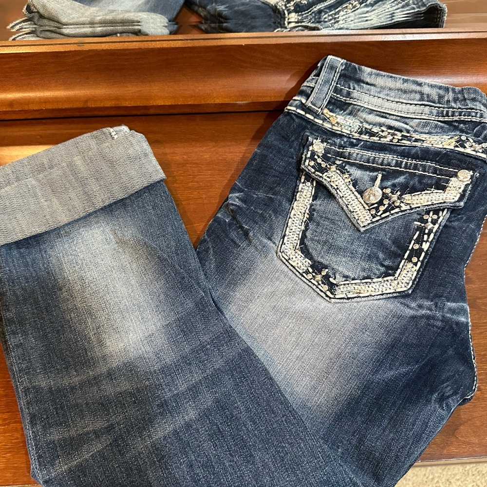 Miss Me Cropped Jean